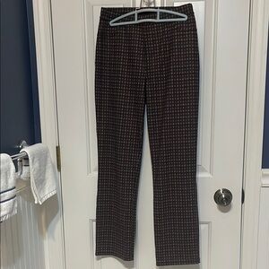 Sanctuary Black and Brown Dress Pants with Classic Plaid Pattern
